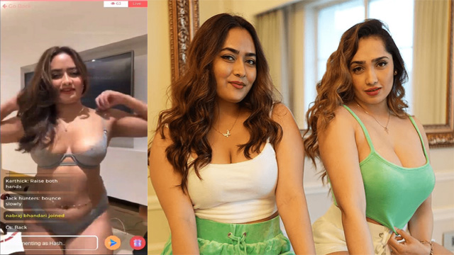 Divya Mistry First Live in – Transparent Lingerie Part 2