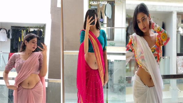 Gujarati Model Kaleshwari Patel Insta Navel Show