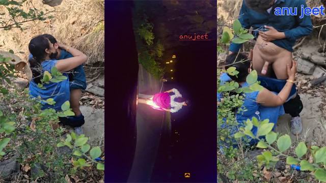 Anuhotwife Aka Anujeet Dare jungle And Walking on Road