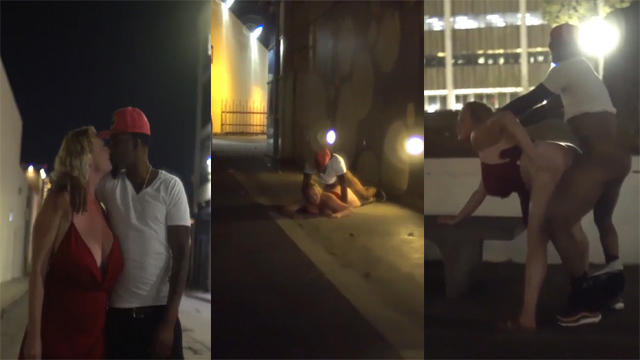 Blonde Milf Fucked in Public by Rizz – after Meeting Her at the Club Girls Sex