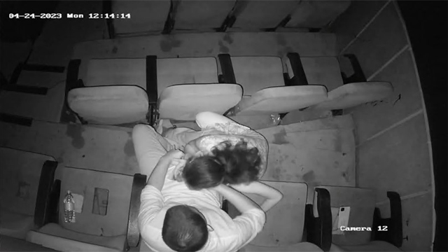 Couple in Theatre Giving Blowjob Boobs Sucking Viral Mms